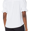 Ellens Puff Sleeve Snap Front Knit Shirt