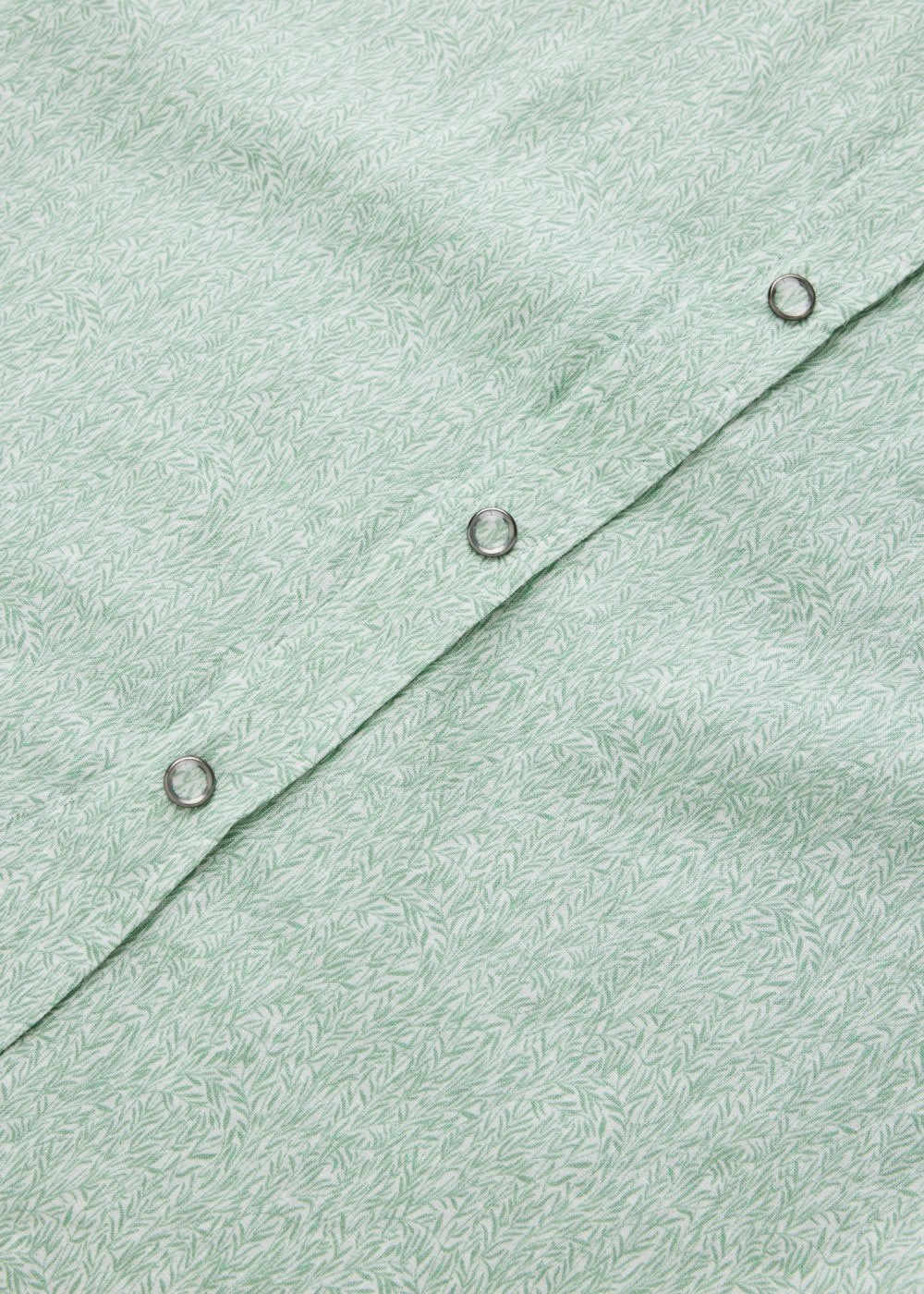 Tangled SS Shirt snap detail agave