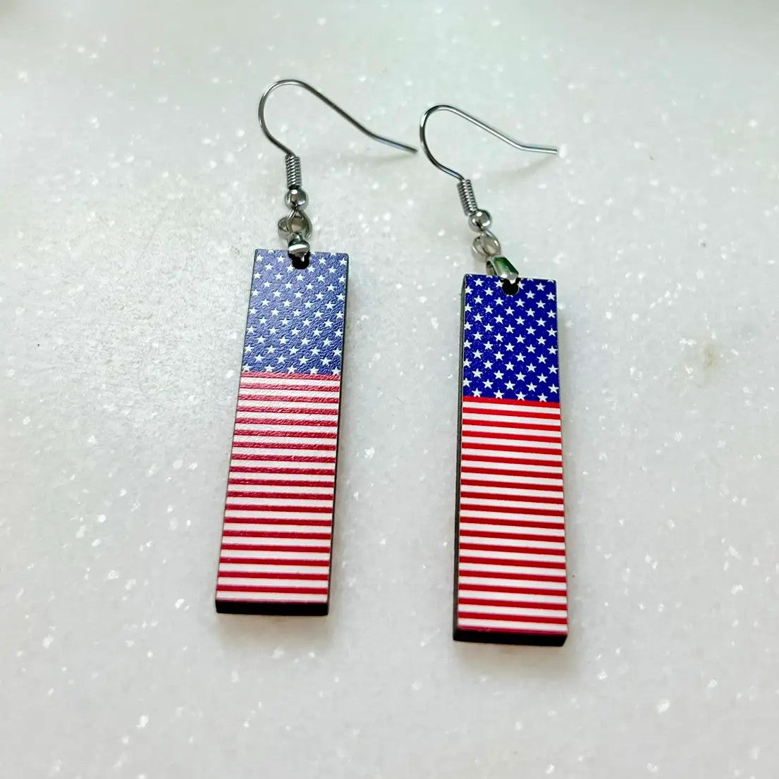Patriotic Bar Earrings