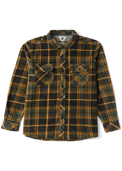 Zy Eco LS Polar Flannel Dark Olive