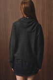 LS  Sweater with Triangular Scarf