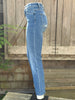 Rubby High Rise Slim Straight W Raw Hem