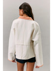 Jacket with Gingham Trim
