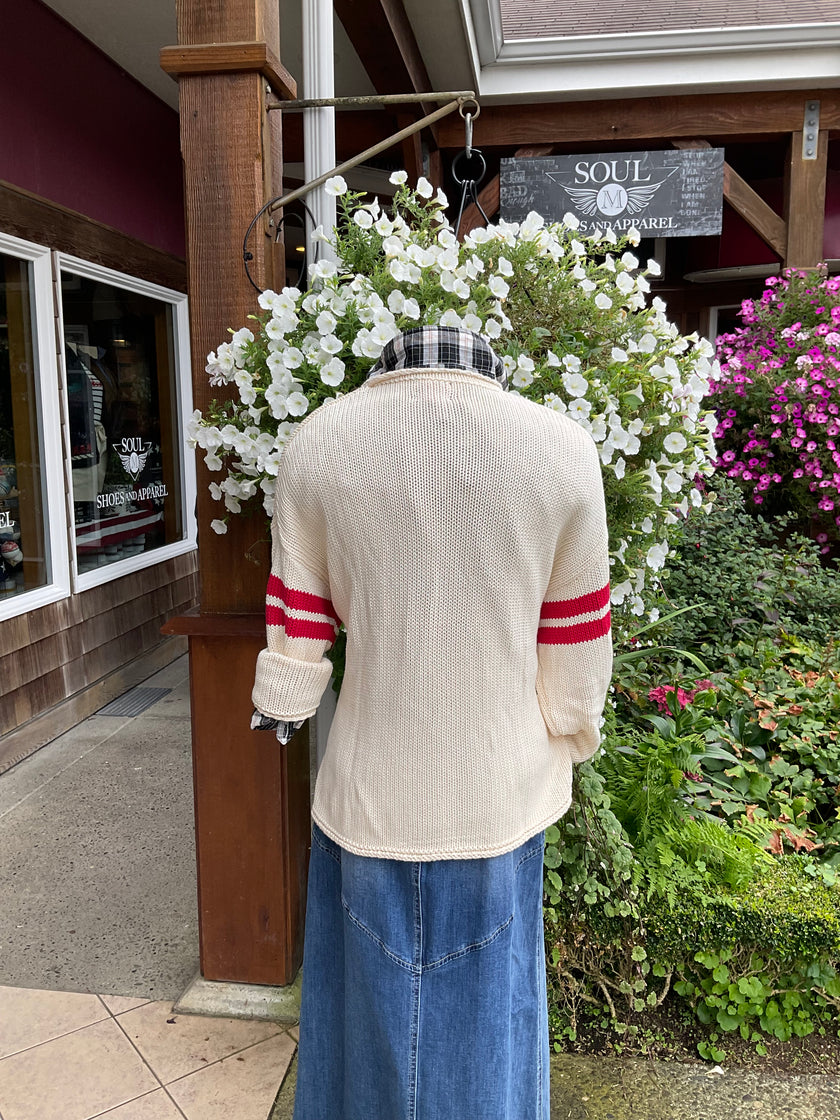 Good Boy Arm Stripe Sweater