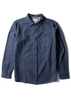 Vissla Shaper Eco Long Sleeve Flannel tidal blue front