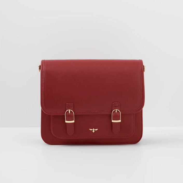 Wonderland Satchel Red front