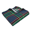Spencer Plaid Quilted Throw Navy