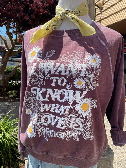 Foreigner Sweater I want to Know