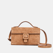 CHRIS Top Handle Crossbody | Camel front
