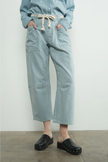 Barrel Denim Pants