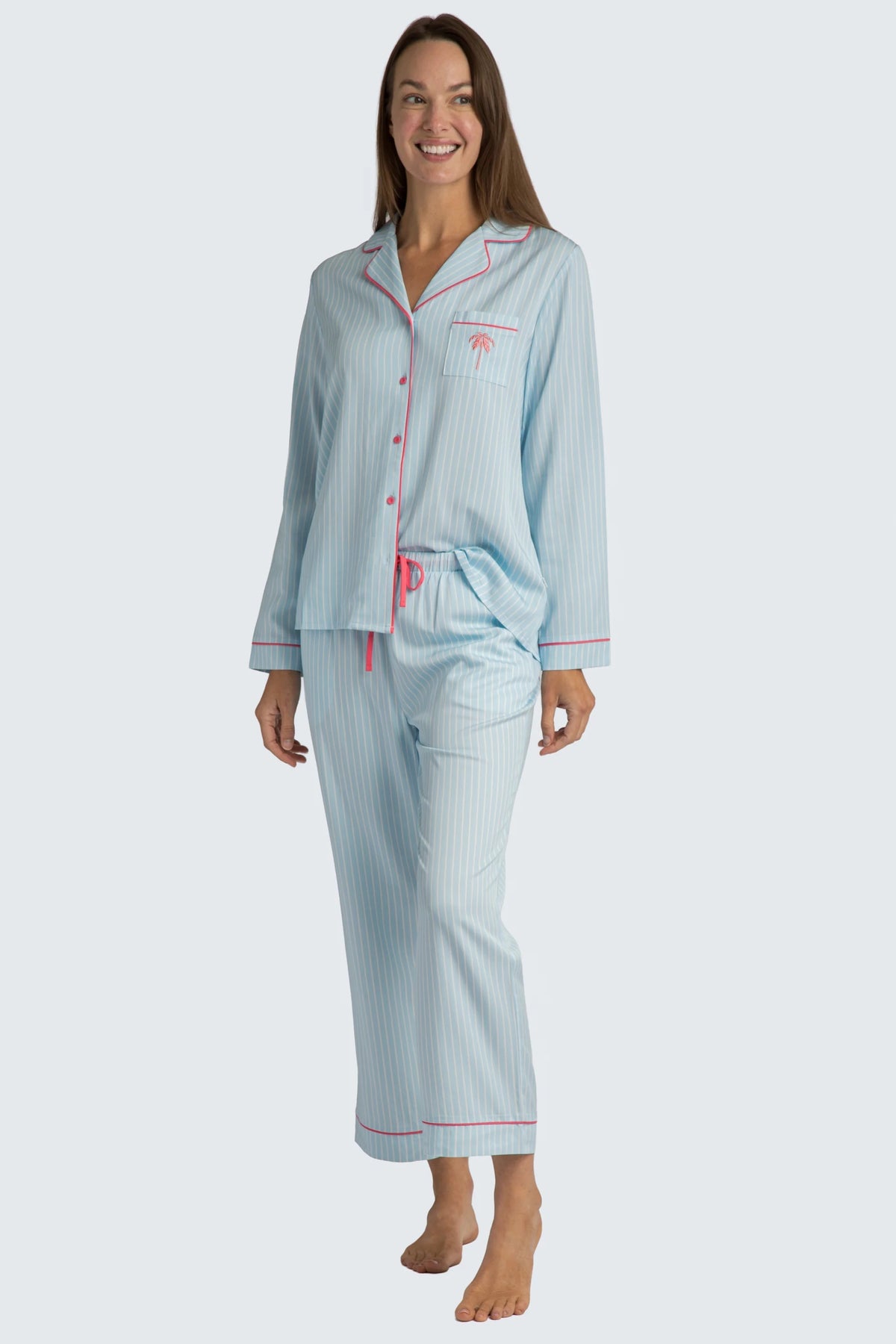 Charleston Crop long PJ Set