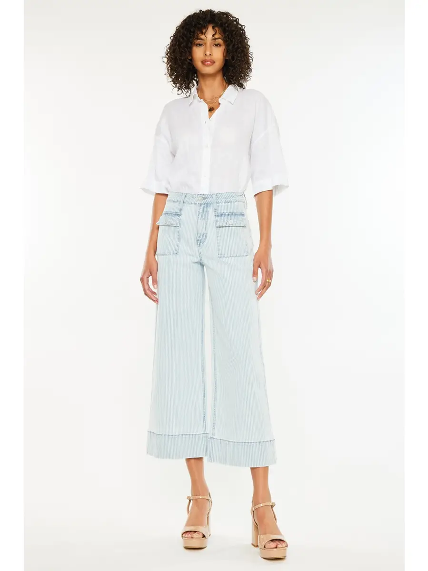 Leslie High Rise Crop Jeans