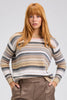 Mohair Stripe Goose mix front