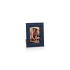 Natural Fiber Raffia Photo Frame - Navy Blue - 4x6