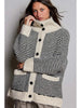 Gabor Button Collar Knit Cardigan