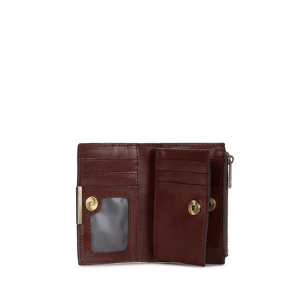Busalla Wallet - Brazilian Supple Tooled Brown