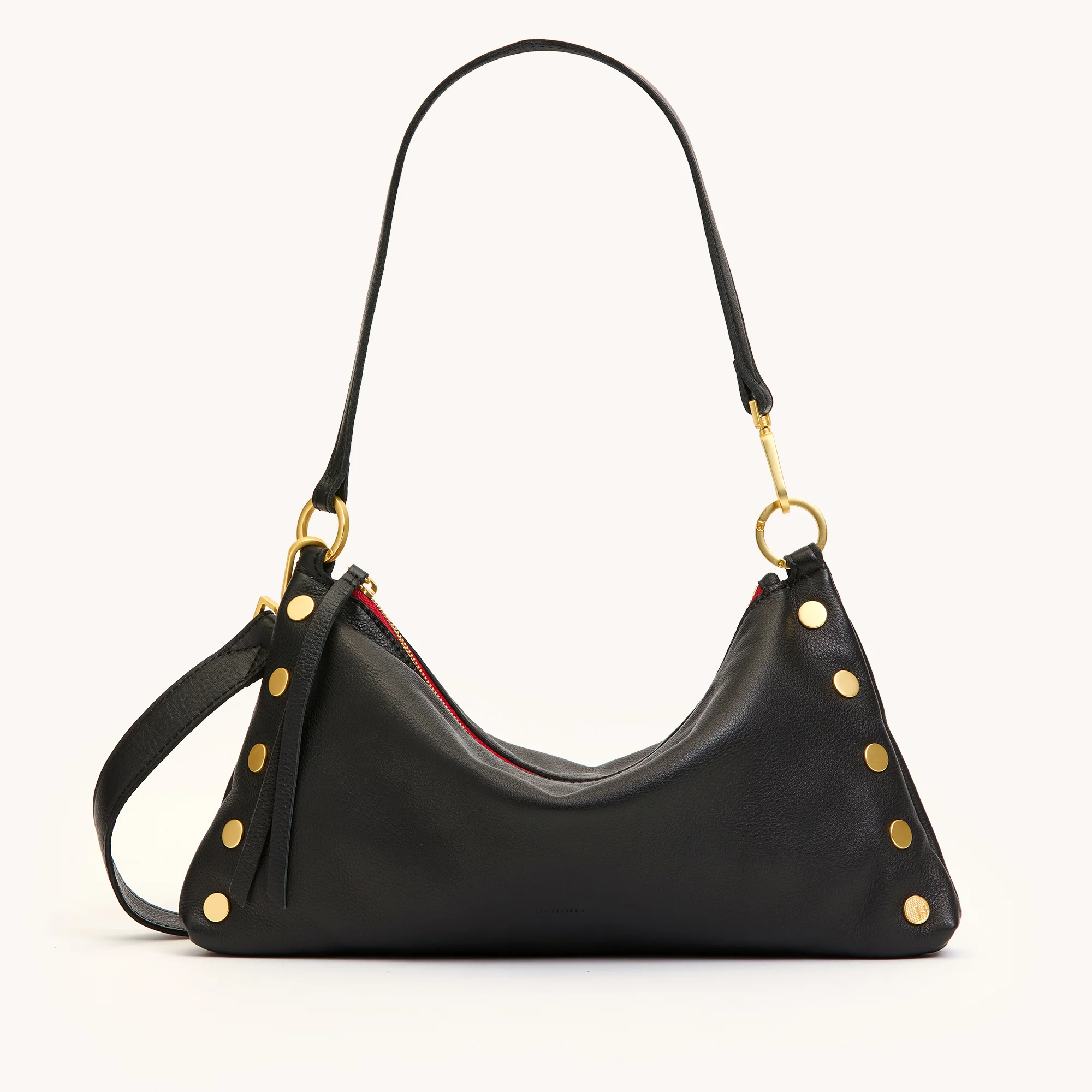 kyle black/brushed gold red zip NA