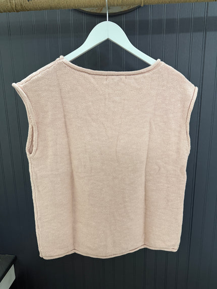 Easy Sweater Tee Earth Pink