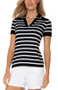 Short Sleeve Collared Sweater