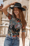 THE JANIE FAVORITE BOAT NECK TEE-
