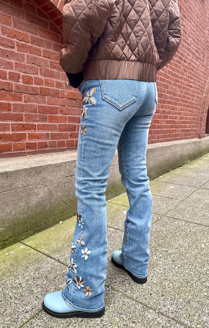 Driftwood Kelly Boot Cut Indigo Detached back