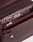 Ruby Cherry Red Structured Medium Tote inside
