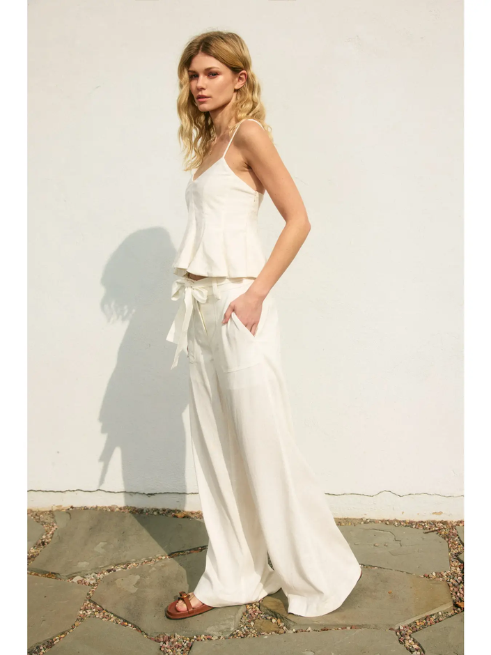Geena Linen Pants side