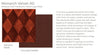 Monarch Velvet  hardware with color swatch and description text.