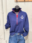 Nautical Pinch Me Zip Up Sweater
