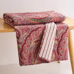 Spruce Quilted Throw Red