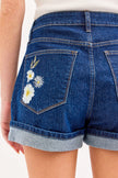 Honey Bee High Rise Shorts-back detail