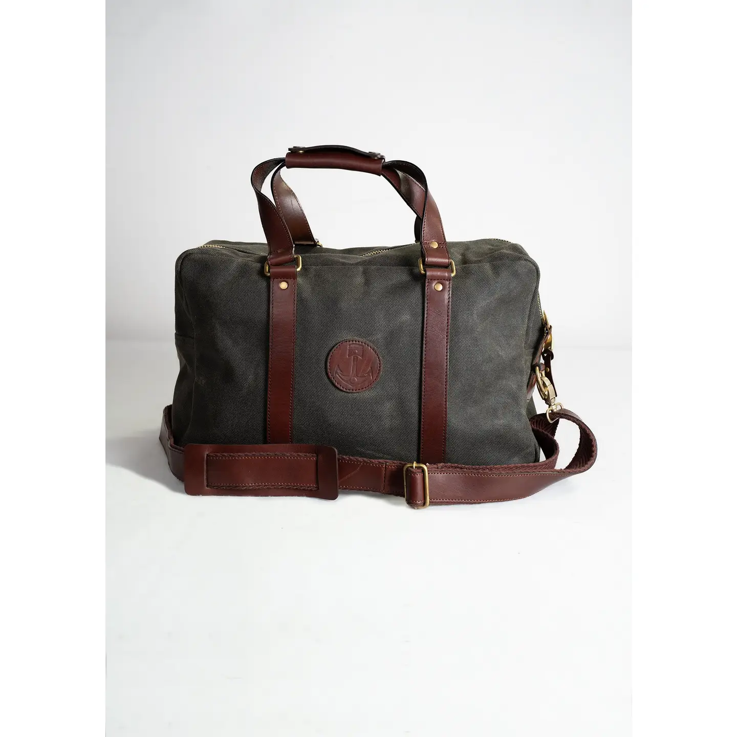 Waxed Canvas  Weekend Bag front