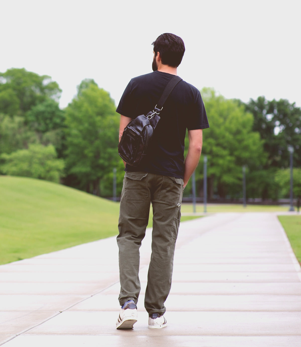 Bed|Stu Beau Moto Sling black rustic worn styled