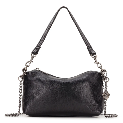 Mini Kolena Chain Crossbody - Rugged Natural Grain