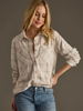 Lt. Tan, Brown & Gray Plaid Button Up