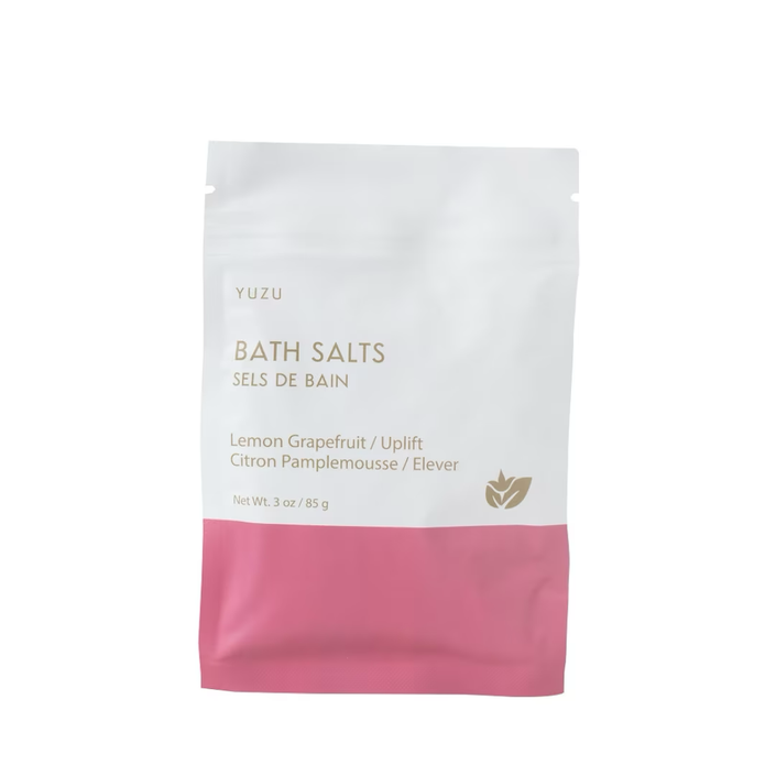 Yuzu Bath Salts Mini Packet (3oz) - Lemon Grapefruit