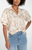 tan wht floral