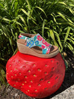 Carly Wedge White Floral