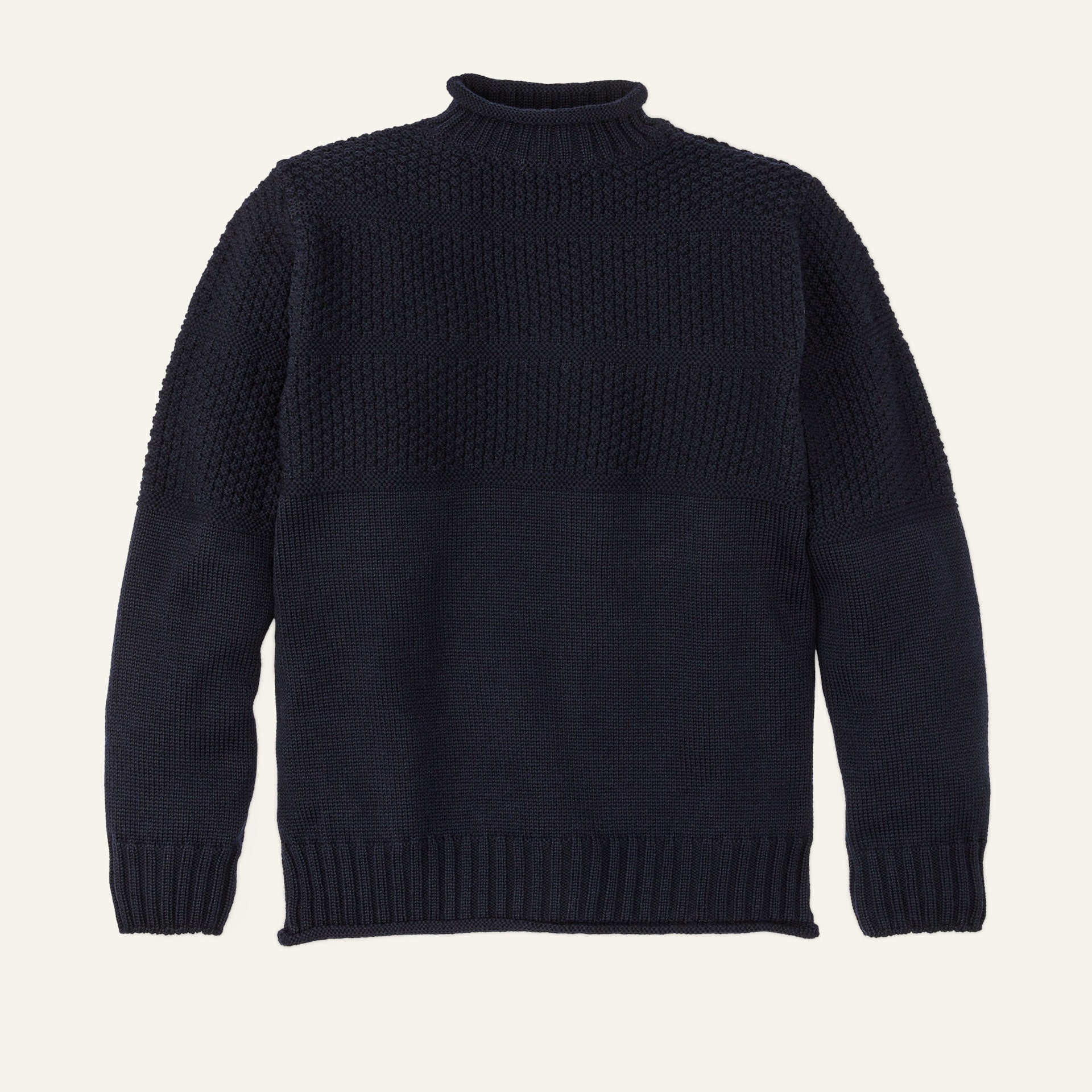 FINAL SALE | Filson Wool Roll Neck Fisherman's Sweater