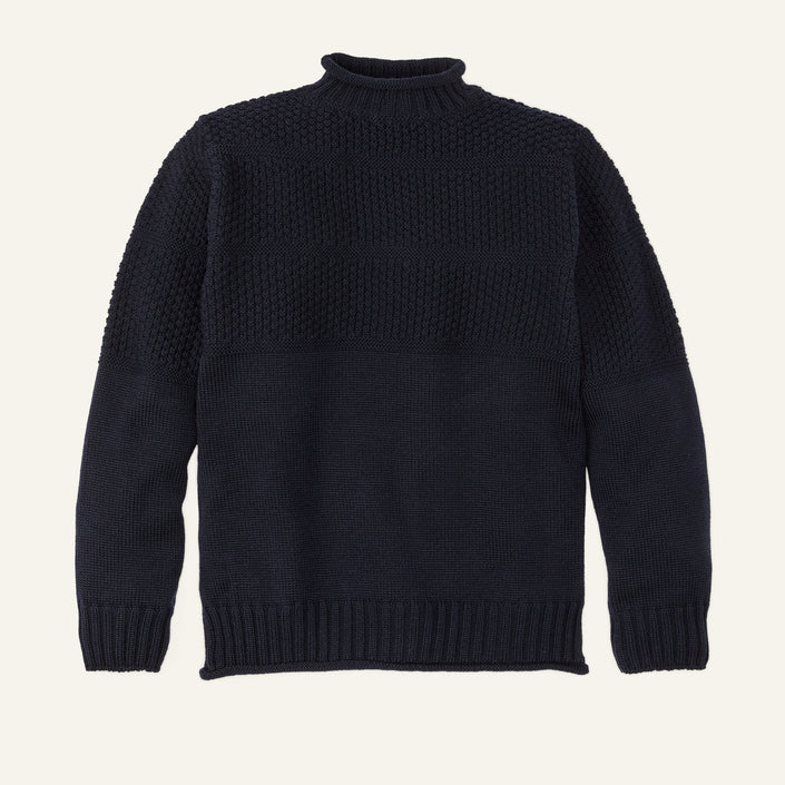 FINAL SALE | Filson Wool Roll Neck Fisherman's Sweater