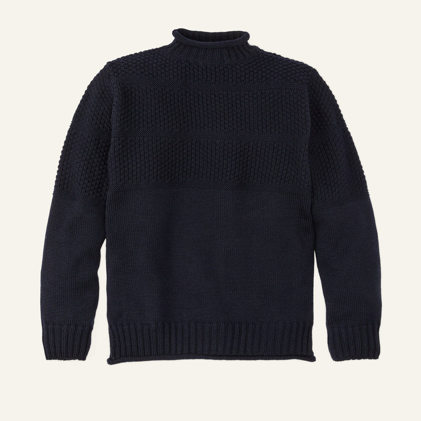 FINAL SALE | Filson Wool Roll Neck Fisherman's Sweater