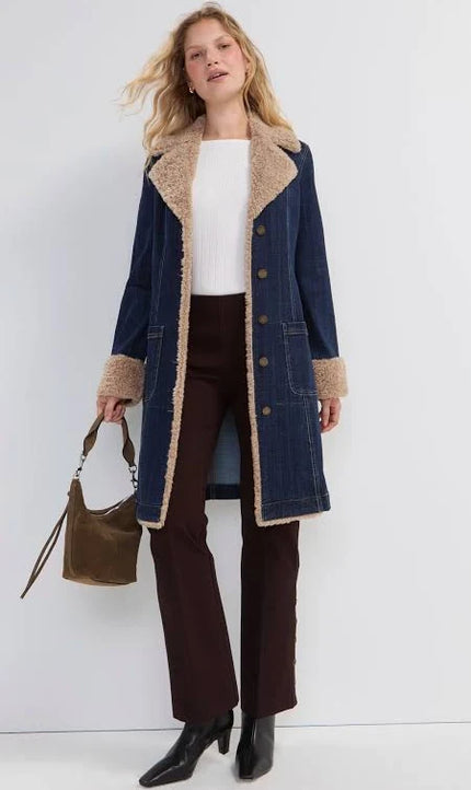 Gwen Sherpa Trimmed Jacket