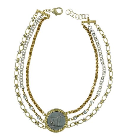3 Strand Stallian Reigns Necklace NW-25-88