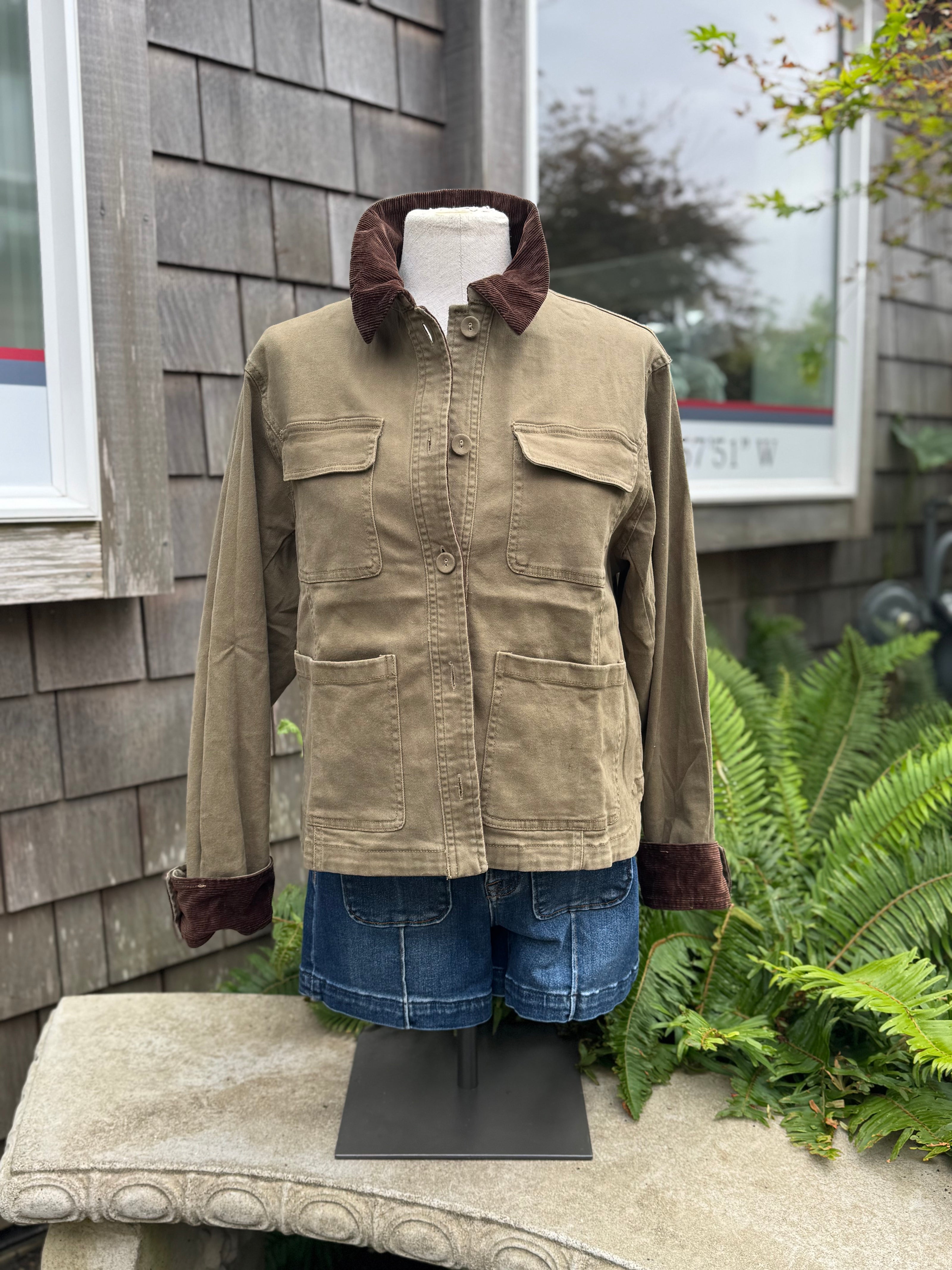 Cotton Twill Cont Barn Coat