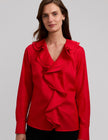 Shantel Ruffle LS Shirt