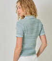 Stripe Polo Sweater
