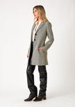 Karol CHEVRON COAT WI SIDE POCKETS