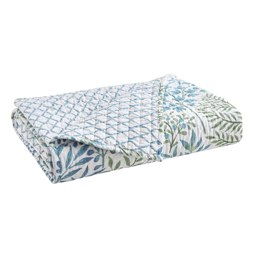 English Forest Quilted Throw