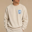 Coastal Four Fish Emb Heavy Sweatshirt, sand- front