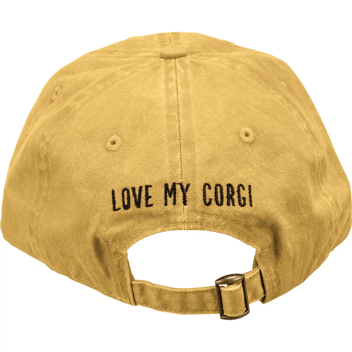 Love My Corgi baseball cap back
